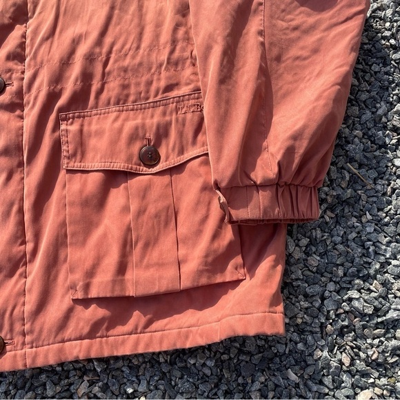 Men's Rust Jacket with Brown Collar - Picture 9 of 16